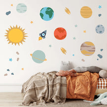 Grote planeten Muursticker