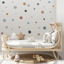 BOHO #1 polka dot Muursticker