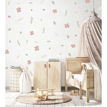 Boho bloemen Muursticker