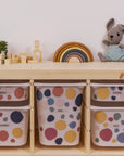 Dots Multi - Storage Tub Decals Organisational Tubs