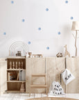 Dusty Blue Polka Dot Wall Decal - Decals Dots