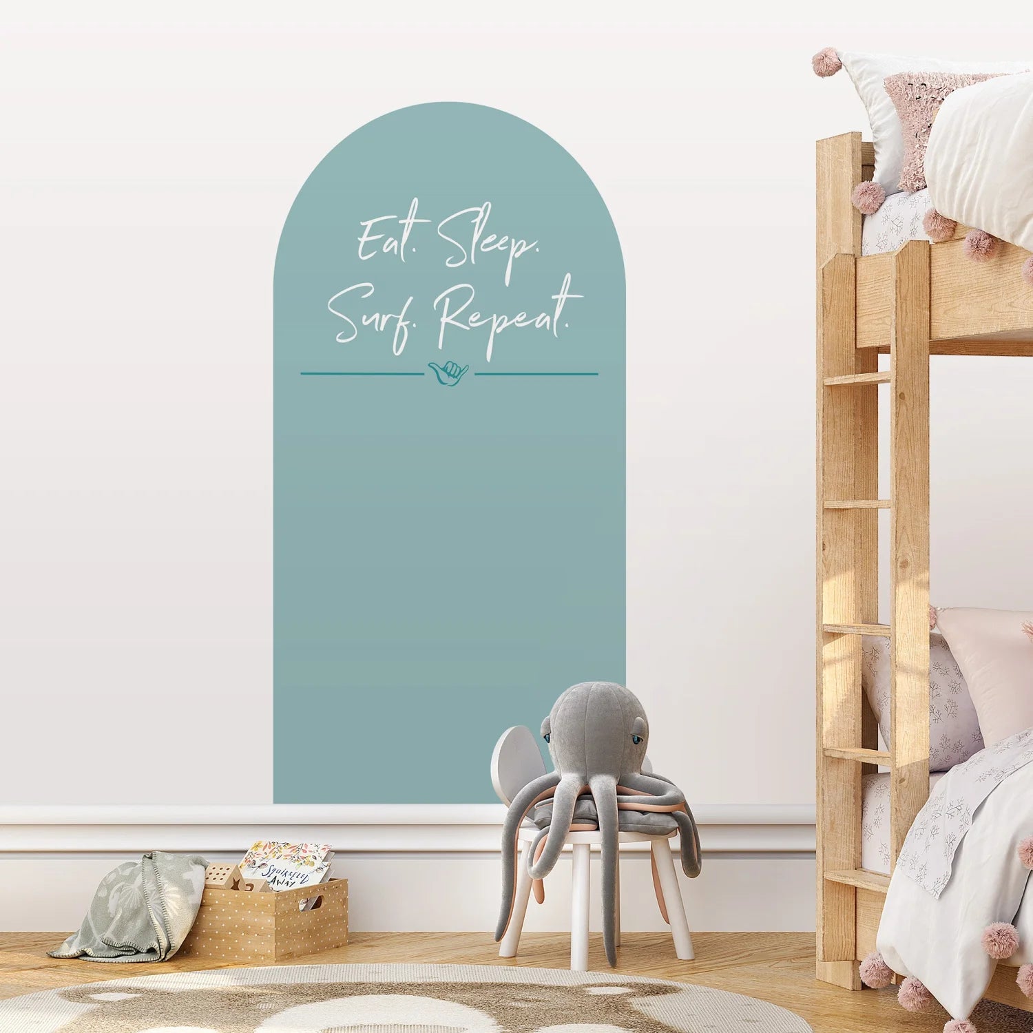 Eat Sleep Surf Repeat Arch - Decals Quote Arches