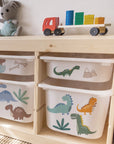 Jurassic Dinos - Storage Tub Decals - Organisational Tubs