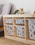 Leafy Earthy - Storage Tub Decals Organisational Tubs