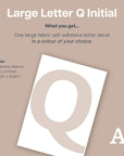 Letter Q Initial Decal - Decals - Initials