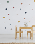 Multi Polka Dot Wall Decal - Decals Dots