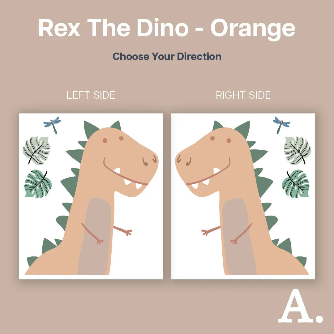 Rex The Dino - Kids Wall Decal - Decals - Animals