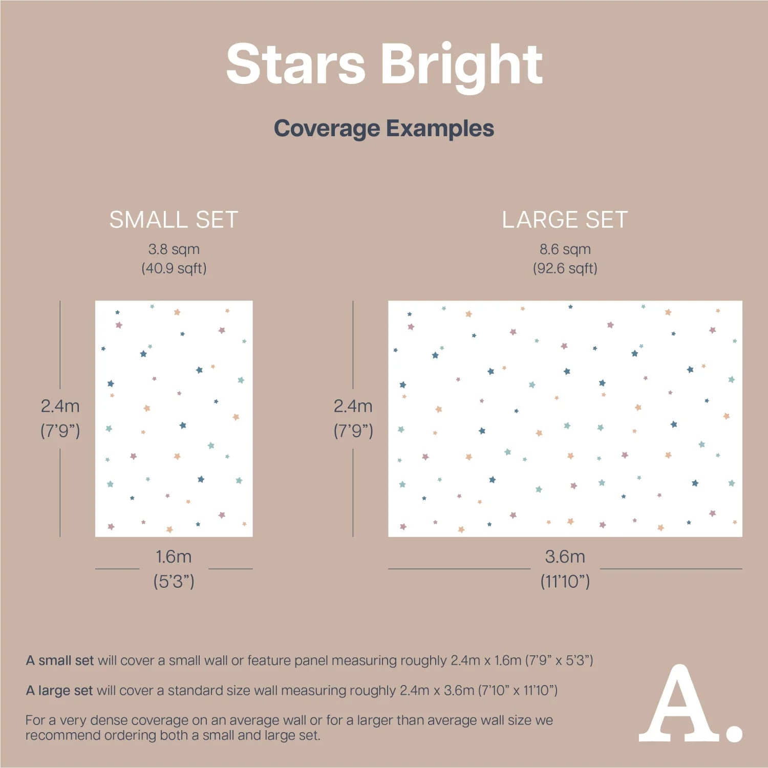 Stars Bright Wall Decal - Decals - Abstract Shapes